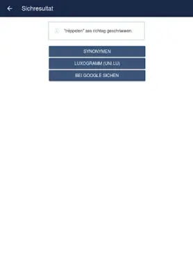 Spellchecker.lu android App screenshot 1