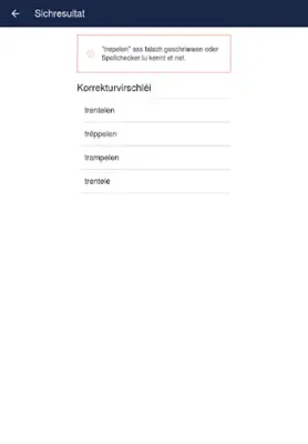 Spellchecker.lu android App screenshot 2